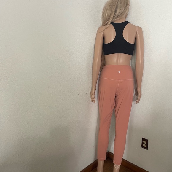 Lululemon" Align High-Rise Pant 25"-Pink Savannah -Size (14) Good Condition - Picture 10 of 13